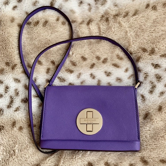 kate spade Handbags - 💜 Kate Spade purple mini crossbody bag